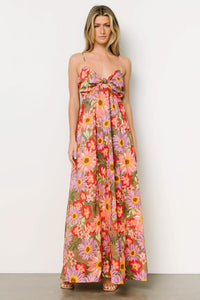 Rosalee Maxi Dress Flower Multi