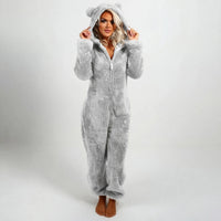 Gillian - Ultra-Soft Teddy Hoodie Suit