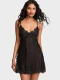 Twinkle Strap Lace Mini Slip Dress