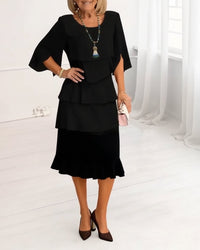Eleri - Elegant Comfort Ruffle Dress