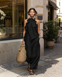 Emilia - Sleeveless Linen Blend Maxi Dress