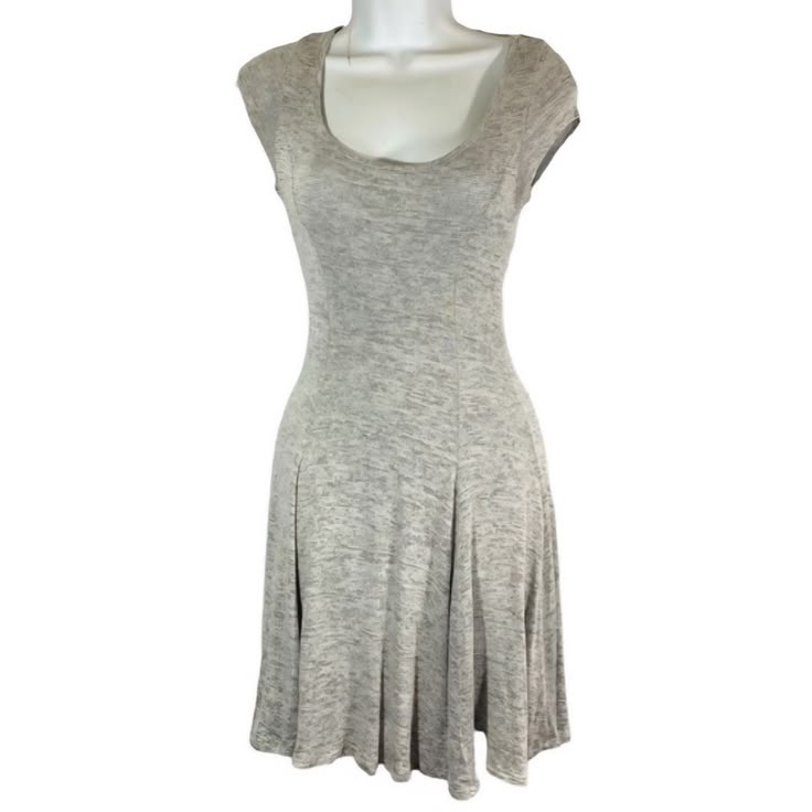 Sperry Dress Acemi Dress Heather Grey Scoop Neck Cutout Back Med