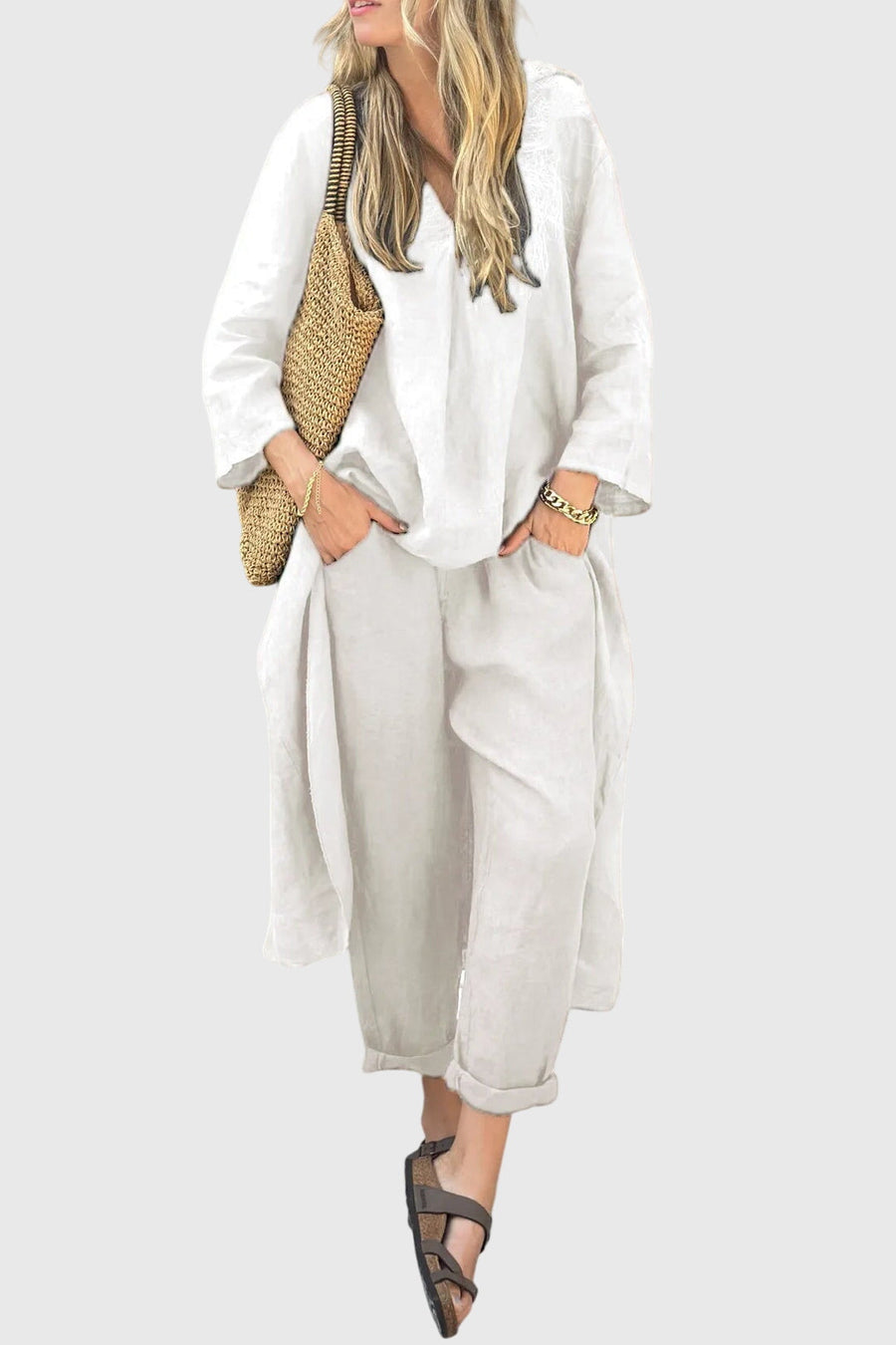 Gaila | Chic Two-Piece Set White
