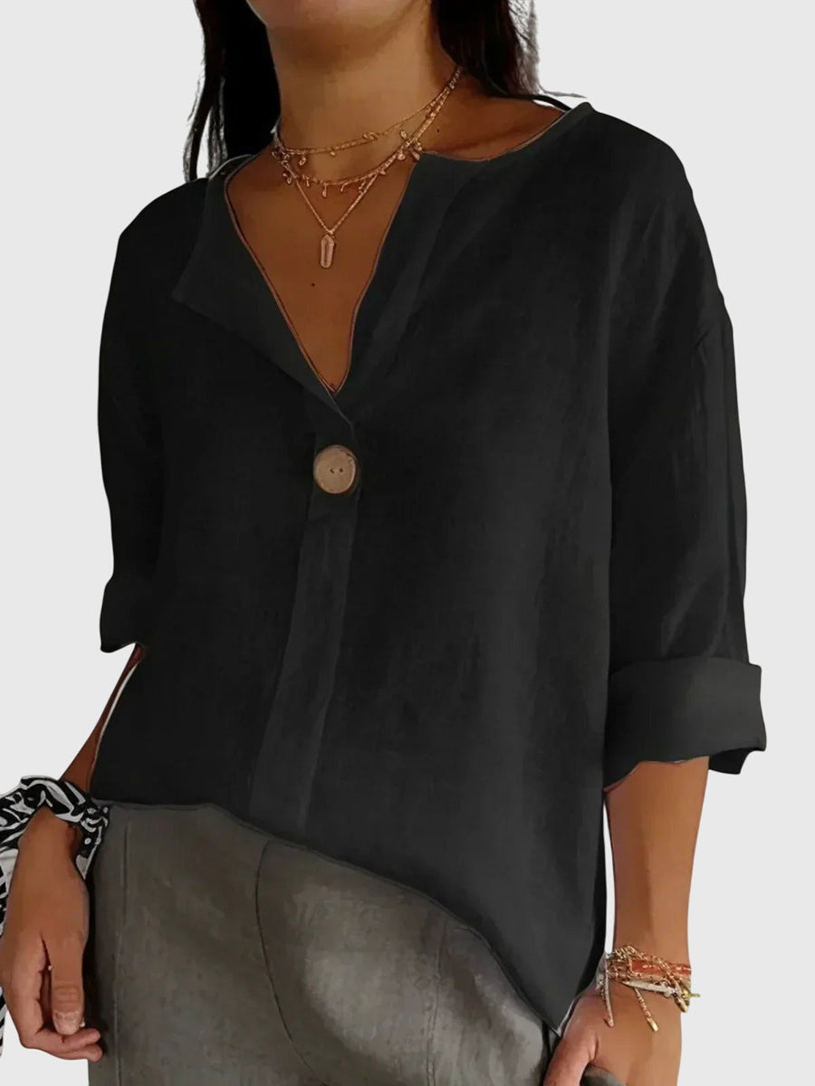 Gemma | Chic Comfort Blouse Black