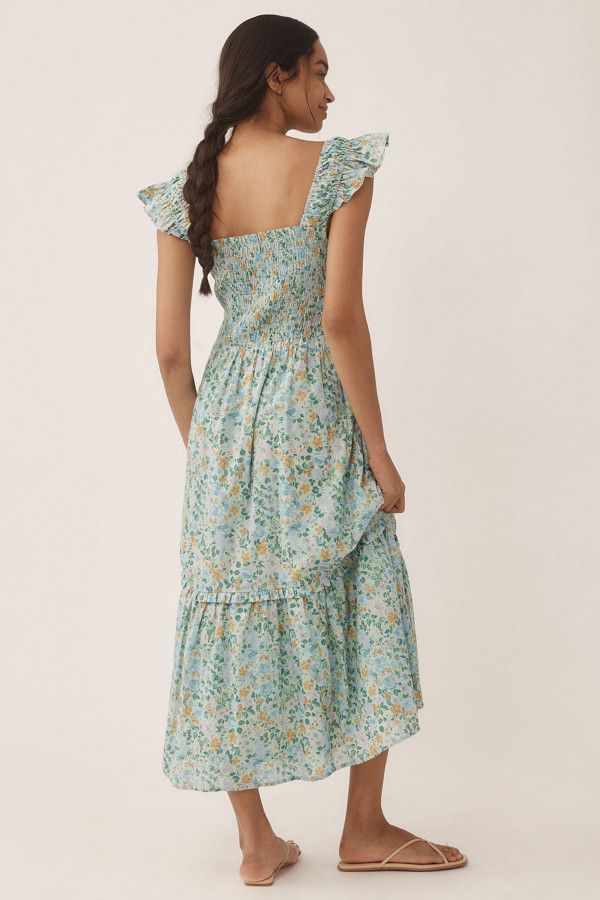 The Peregrine Midi Dress: Square Neck Edition