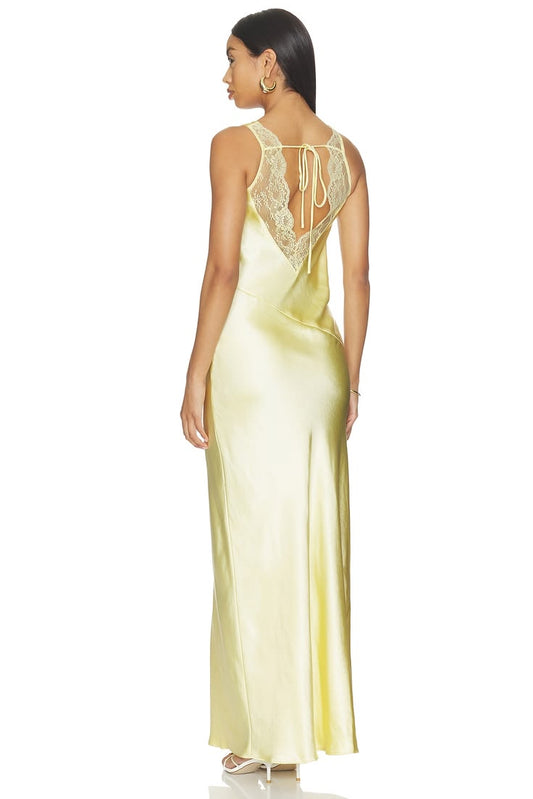 Penelope Satin Maxi Dress