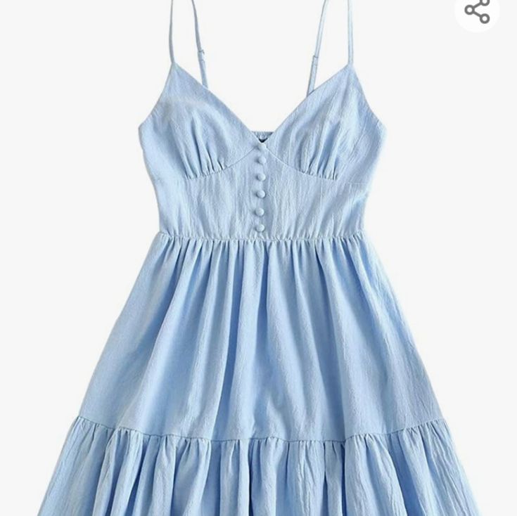 Zaful Blue Dress Size Large Color: Blue Size: L