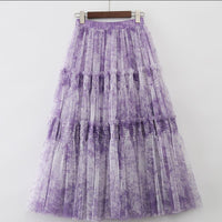Sabrina Printed Flowy Skirt