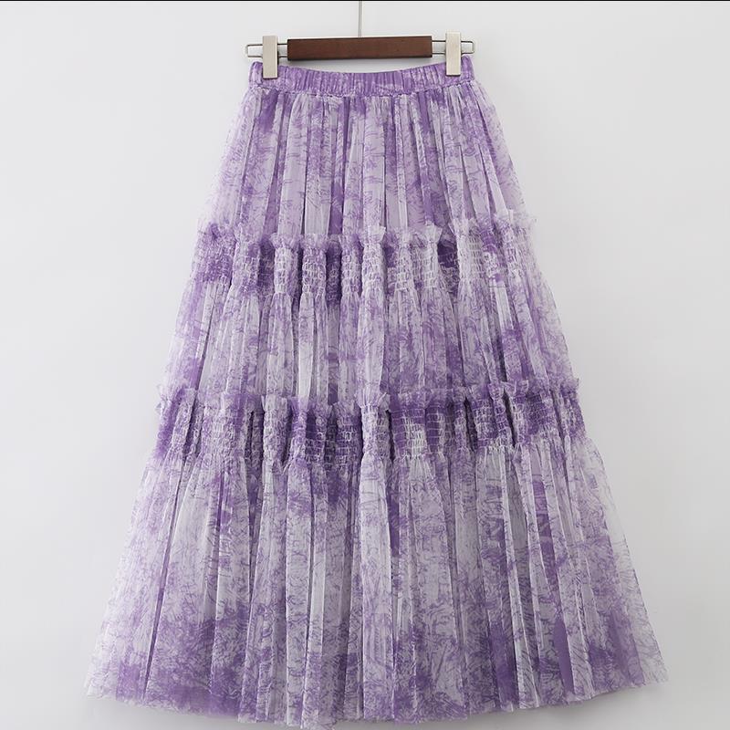 Sabrina Printed Flowy Skirt