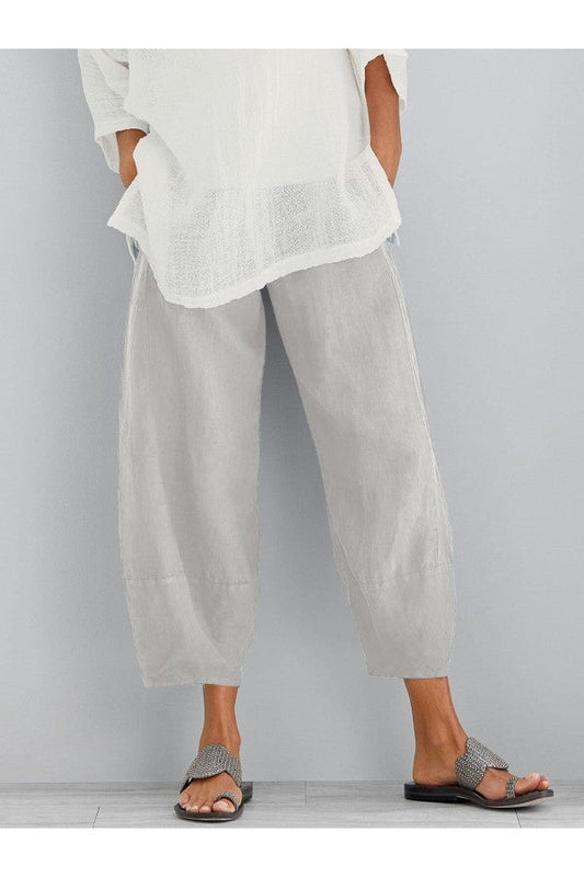 Dagny | Women's Relaxed Fit Tapered Cropped Pants