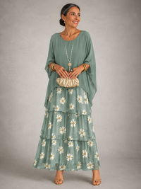 Frances - Elegant Flowing Maxi Dress