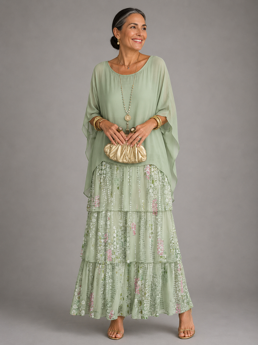 Frances - Elegant Flowing Maxi Dress