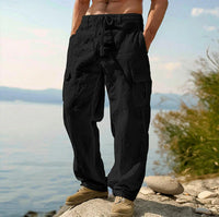 Daxon | Men's Relaxed Fit Cargo Pants with Pockets