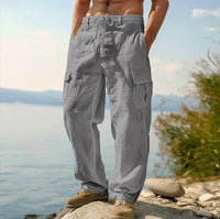 Daxon | Men's Relaxed Fit Cargo Pants with Pockets