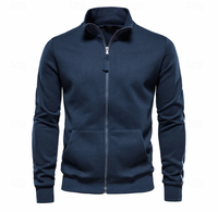 Daxton | Men's Full Zip Stand Collar Sweatshirt Jacket