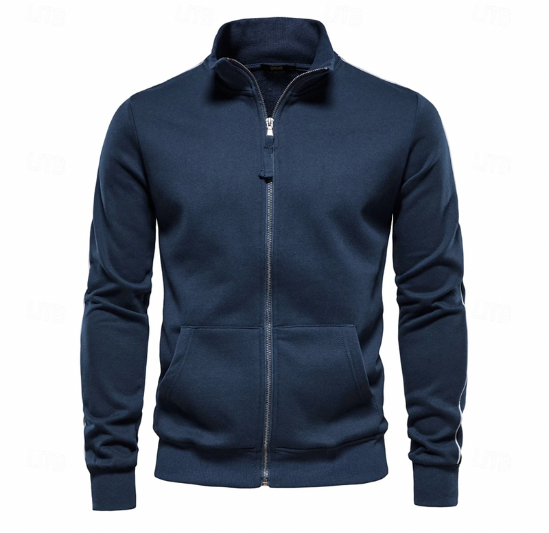 Daxton | Men's Full Zip Stand Collar Sweatshirt Jacket