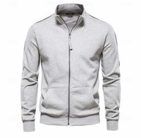Daxton | Men's Full Zip Stand Collar Sweatshirt Jacket
