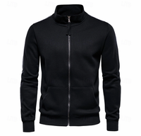Daxton | Men's Full Zip Stand Collar Sweatshirt Jacket