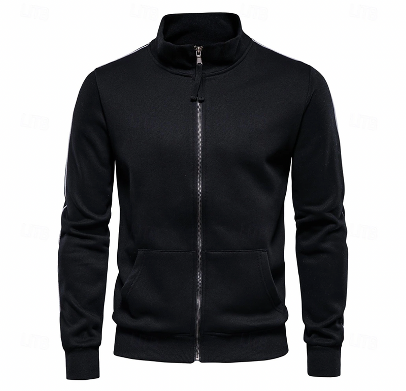 Daxton | Men's Full Zip Stand Collar Sweatshirt Jacket