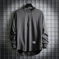 Daxwell | Men's Oversized Crew Neck Long Sleeve Tee