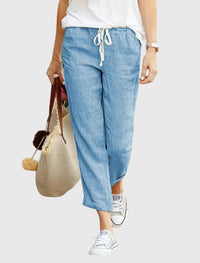 Zanra | Elegant Summer Pants Blue