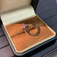 Pink Diamond Ring