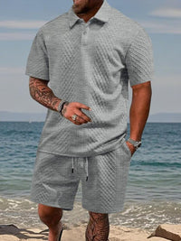 Magnus - Structured Lightweight Summer Polo and Short Set