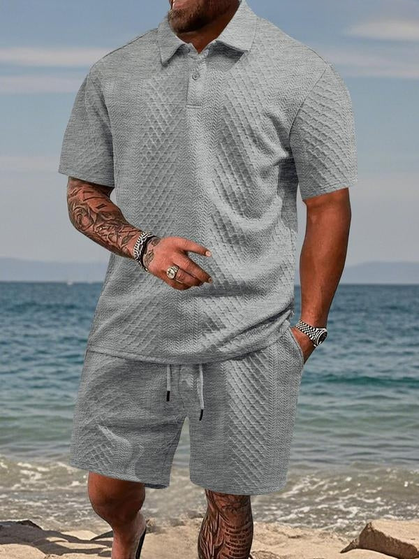 Magnus - Structured Lightweight Summer Polo and Short Set