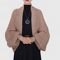 Elyzianne | Elegant Cardigan Khaki