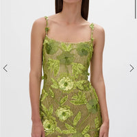 Rachel Gilbert Dress Rachel Gilbert Pierre Mini Dress Color: Green