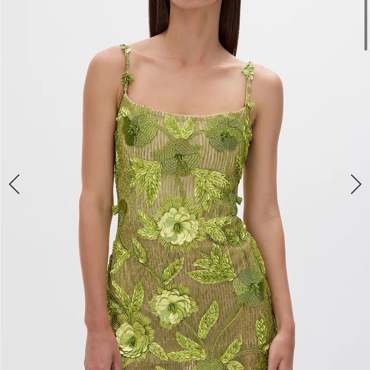 Rachel Gilbert Dress Rachel Gilbert Pierre Mini Dress Color: Green
