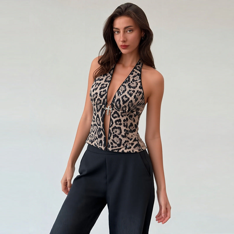 Eilidhra Elegant Halter Top