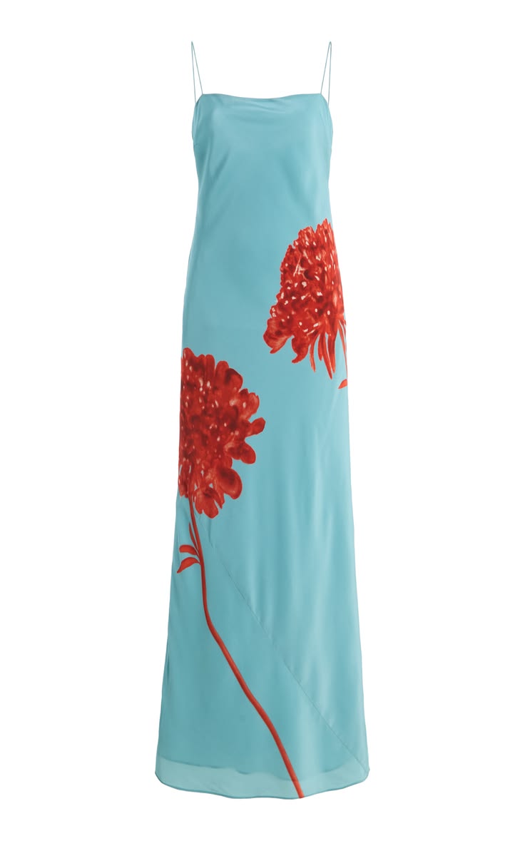 Amelie Silk Maxi Slip Dress By Sir.