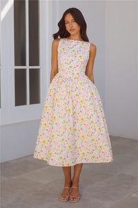 Confetti Crush Midi Dress S Print