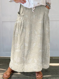 Delphina | Women's Floral Print Maxi Skirt