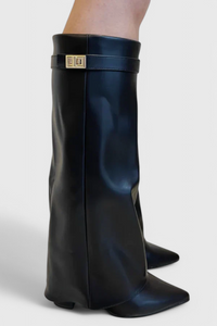 Delphina | Women's Pointed Toe Knee High Boots