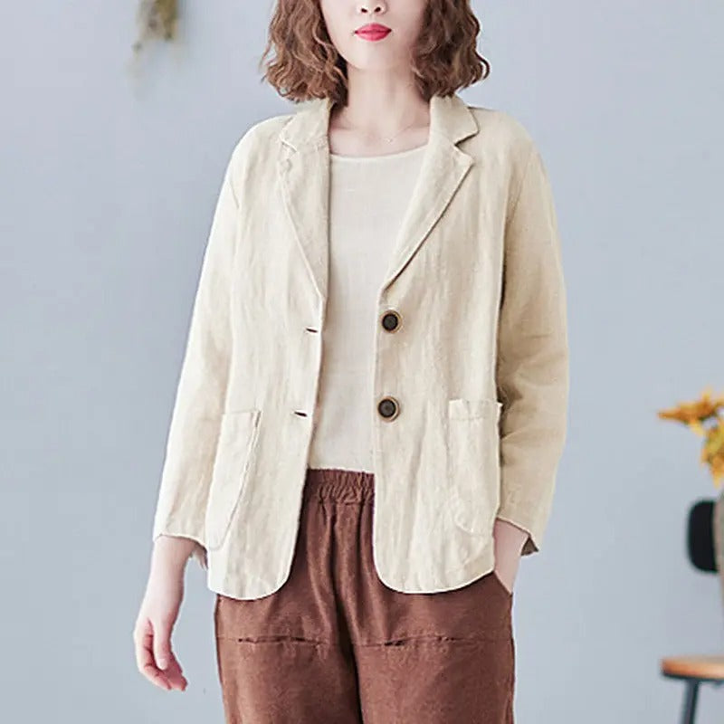 Delphine | Women's Tailored Long Sleeve Blazer