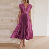 Ariana Pleated Midi Dress