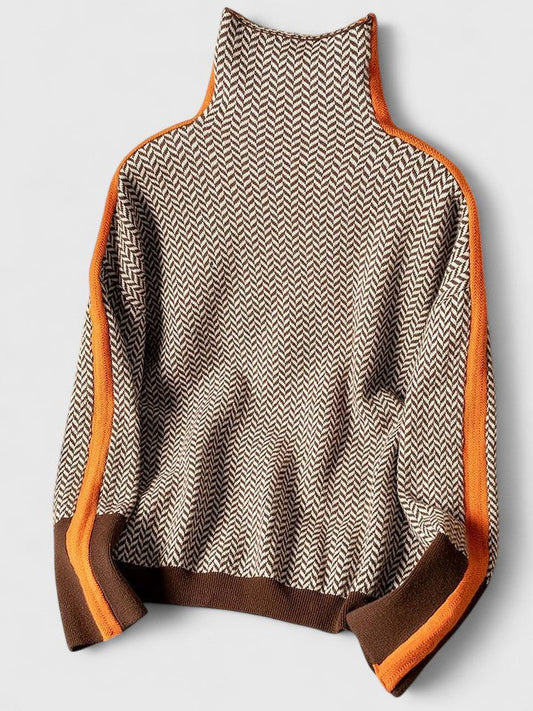 Jasminora | Sophisticated Sweater Orange