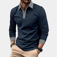 Devereux | Men's Long Sleeve Slim Fit Polo Shirt