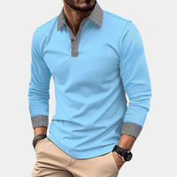 Devereux | Men's Long Sleeve Slim Fit Polo Shirt