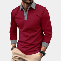 Devereux | Men's Long Sleeve Slim Fit Polo Shirt