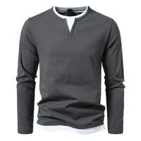 Andrew - Premium Long-Sleeved T-shirt in Combed Cotton