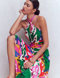 Sydney Twist Neck Jersey Dress
