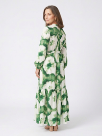Matilda – Long Sleeve Maxi Dress with Waist Tie