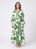 Matilda – Long Sleeve Maxi Dress with Waist Tie