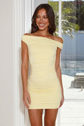 Golden Sunset Mini Dress XL Yellow