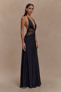 Dinah Lace Maxi Dress Black