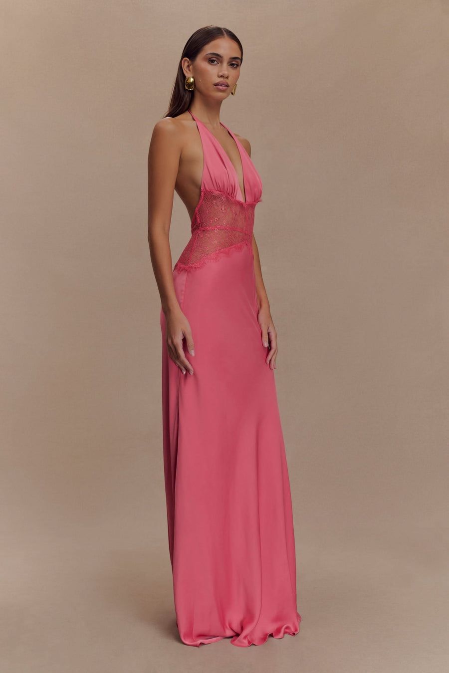 Dinah Lace Maxi Dress Black