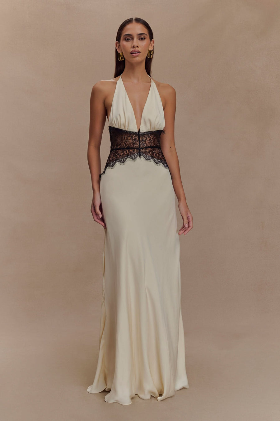 Dinah Lace Maxi Dress White